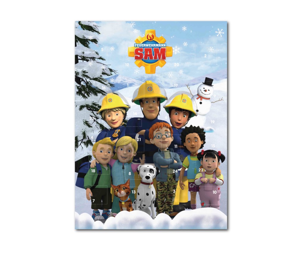 Fireman Sam Advent Calendar with Milk Chocolates 75g